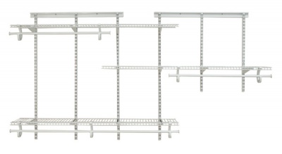 Adjustable ShelfTrack Organiser Kit 2075, 1.83m (6') up to 2.44m (8')  wide